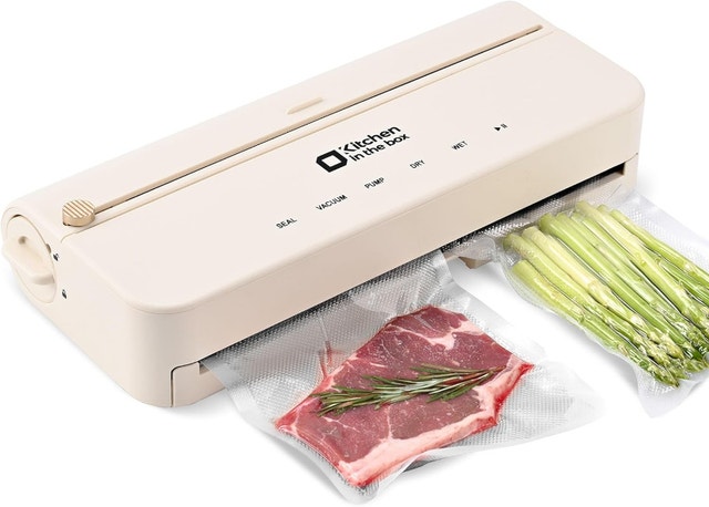 NEW Smart Vacuum Food Sealer w/ Bag Storage,Cutter,Bags,Jar Vac