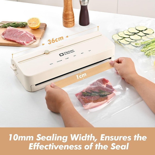 NEW Smart Vacuum Food Sealer w/ Bag Storage,Cutter,Bags,Jar Vac - photo 2