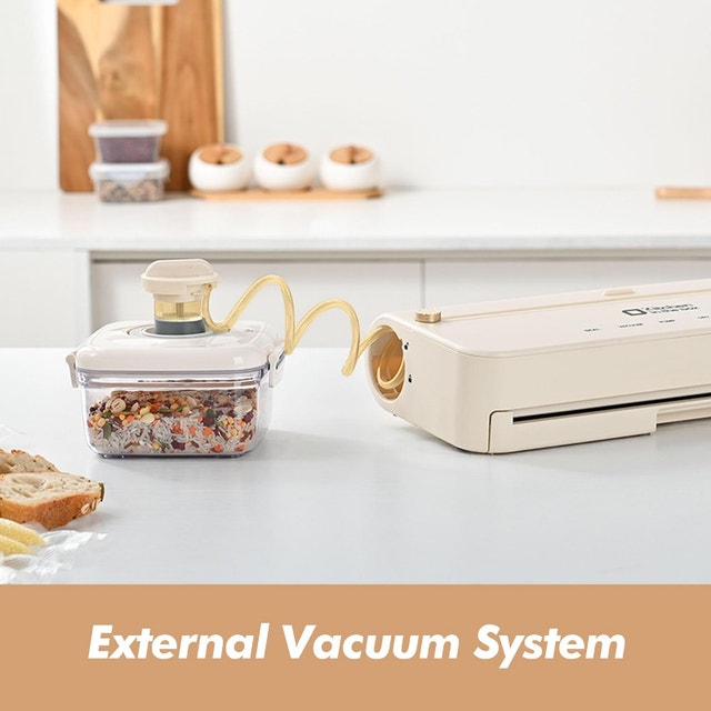 NEW Smart Vacuum Food Sealer w/ Bag Storage,Cutter,Bags,Jar Vac - photo 3