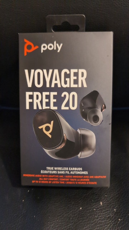 NEW Poly Voyager Free 20 True Wireless Earbuds AI Enhanced Audio - photo 5