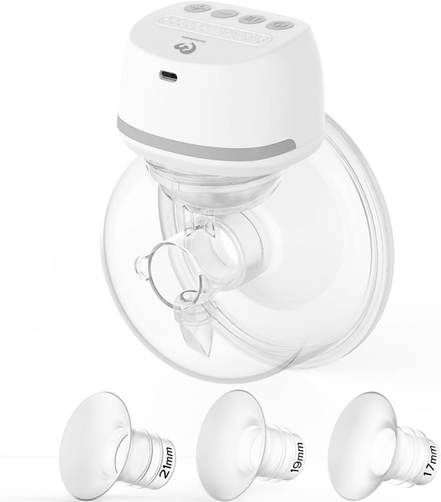 NEW Wearable Hands Free Wireless Breast Pump, Low Noise PainFree