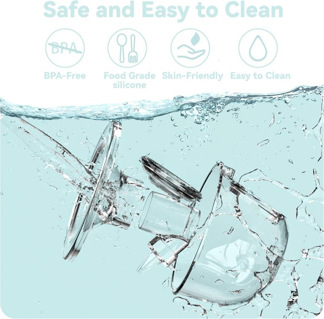 NEW Wearable Hands Free Wireless Breast Pump, Low Noise (white) - photo 4