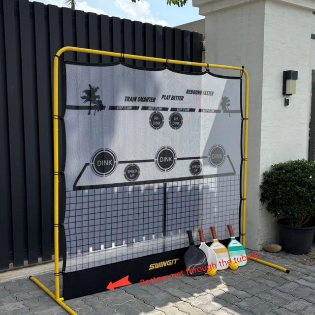 NEW Pickleball & Tennis Practice Rebounder Net 6’ Portable 2in1 - photo 2