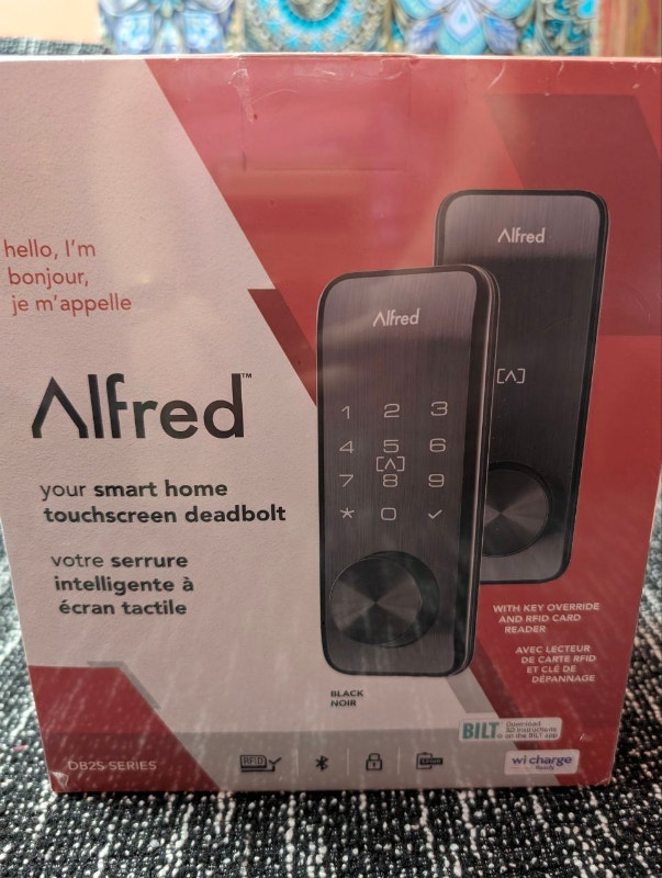 Brand new, sealed Alfred DB2S Smart RFID Deadbolt Lock - photo 2