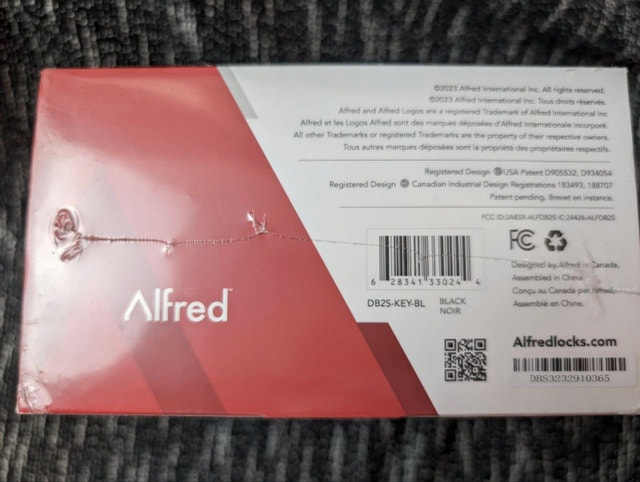 Brand new, sealed Alfred DB2S Smart RFID Deadbolt Lock - photo 3