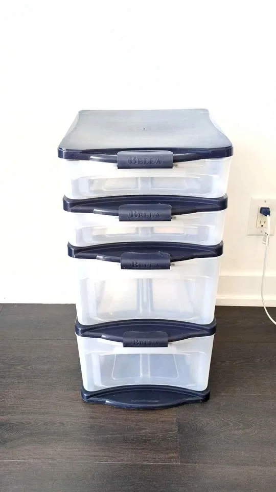 Bella 4-drawer storage tower