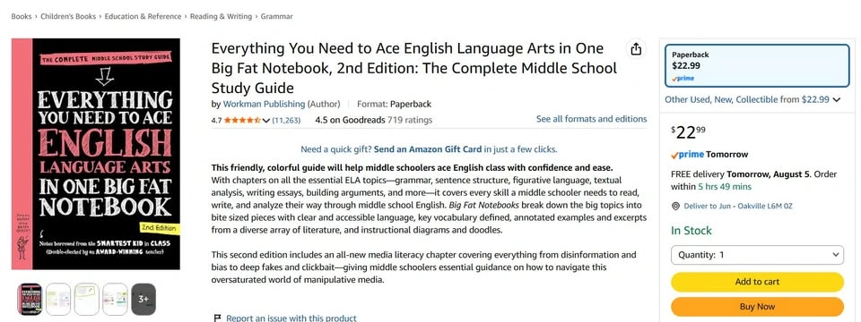 English Language Arts in One Big Fat Notebook - photo 2