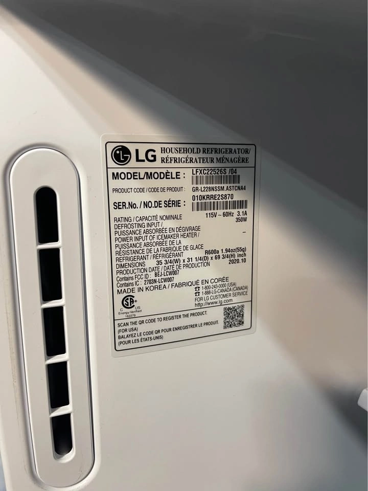 LG refrigerator - photo 3