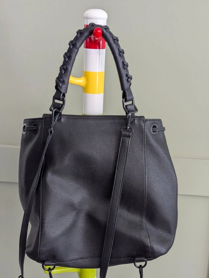 Black Backpack Purse – Like New - photo 3