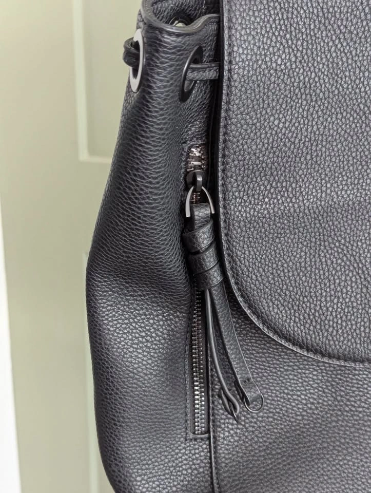 Black Backpack Purse – Like New - photo 5