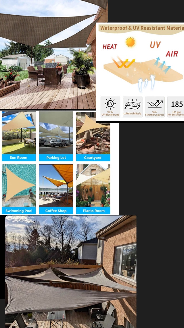 4 Sunshade canopies UV and water resistant - photo 2