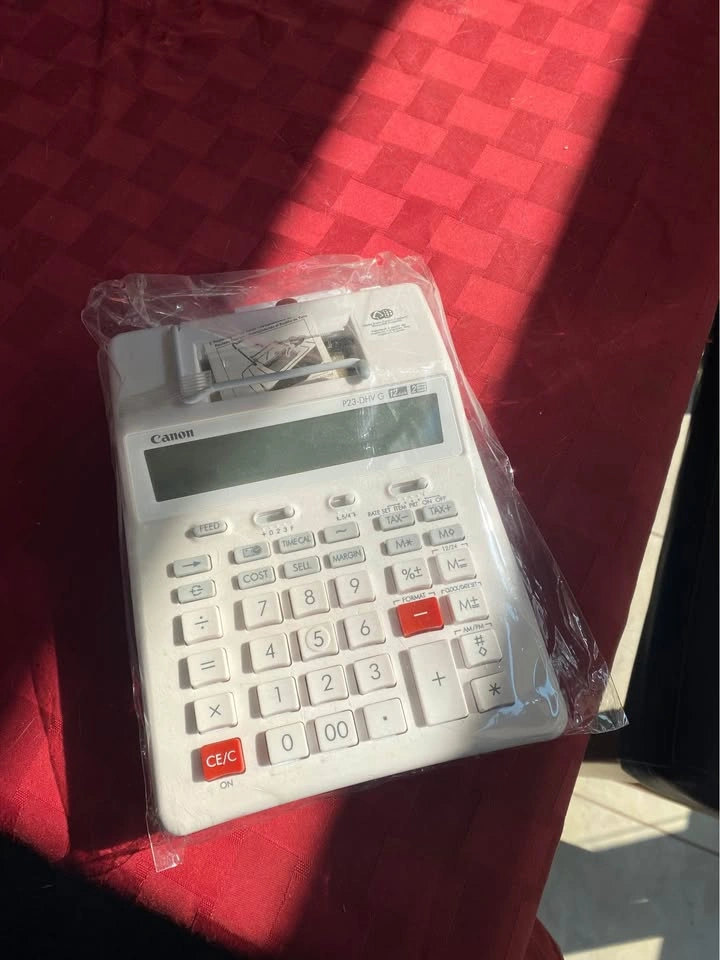 Canon P23-DHV-3 12-Digit Printing Calculator - photo 4