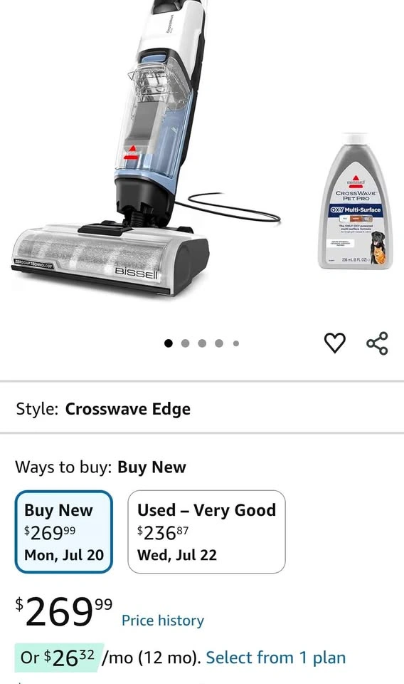 Bissell CrossWave Edge – Vacuum & Wash Floors at the Same Time - photo 4