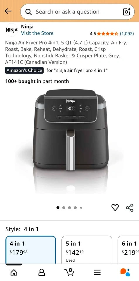 Ninja Air Fryer Pro 4-in-1 5-Quart - photo 5