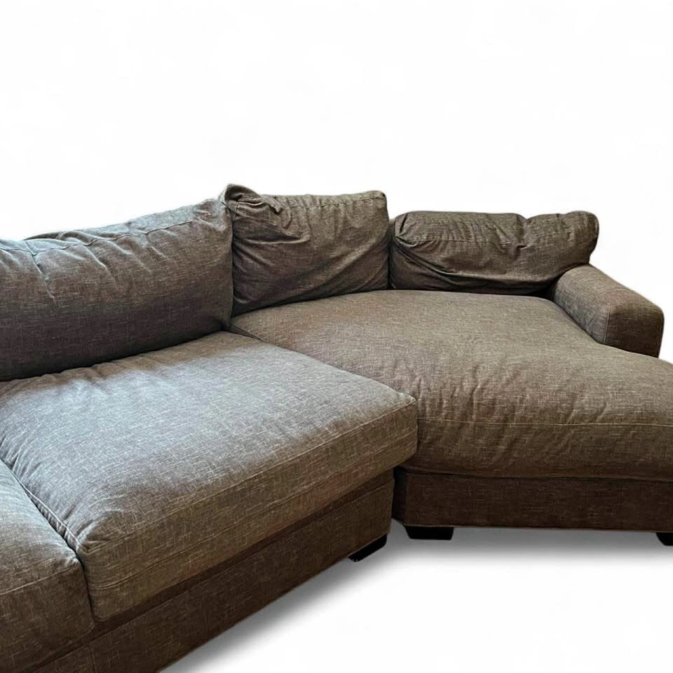 Cindy Crawford Gray sectional sofa