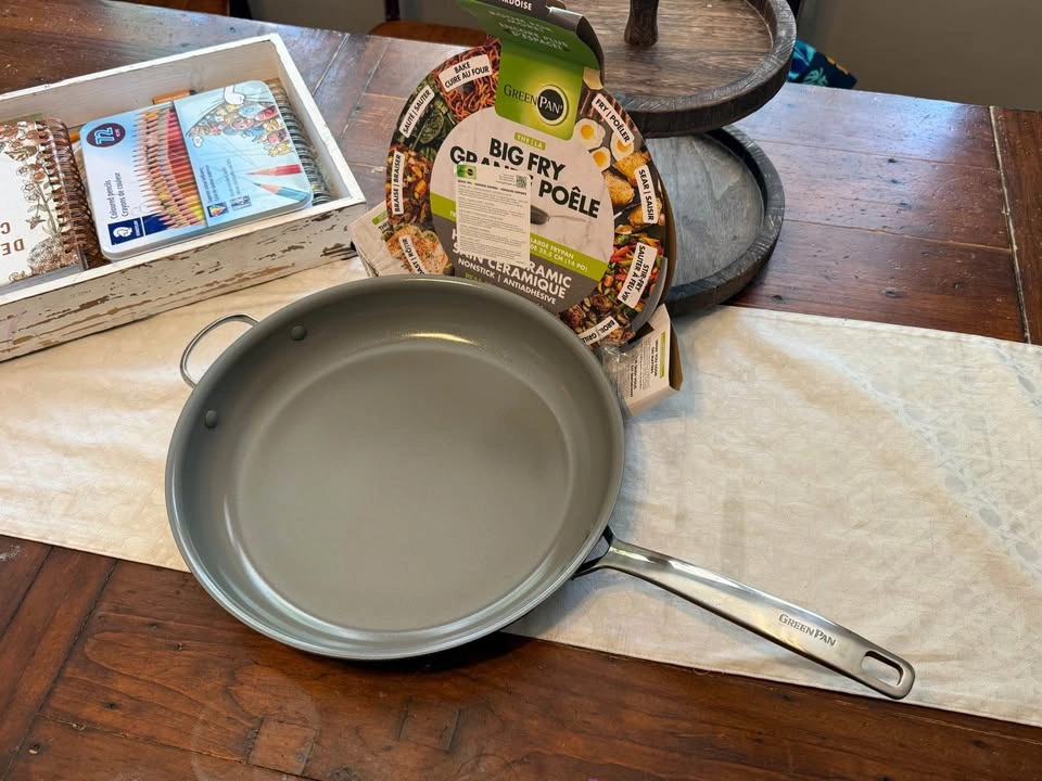 GreenPan Big Fry Family Pan Skillet - photo 3
