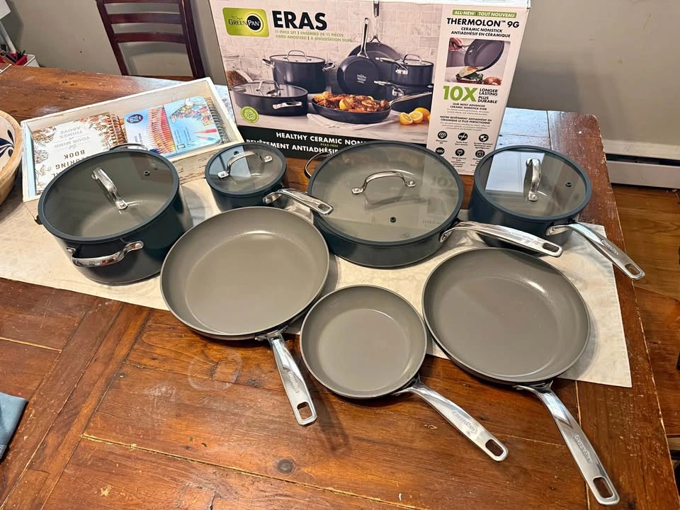 GreenPan Eras Cookware 11 Piece Set