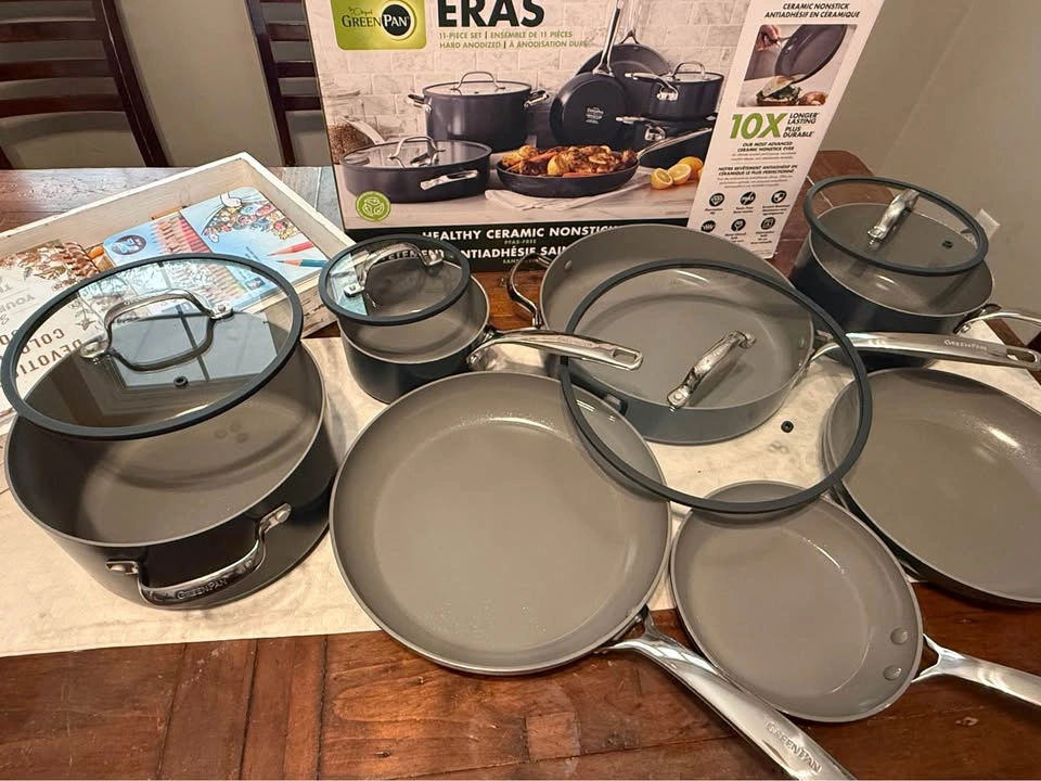 GreenPan Eras Cookware 11 Piece Set - photo 2