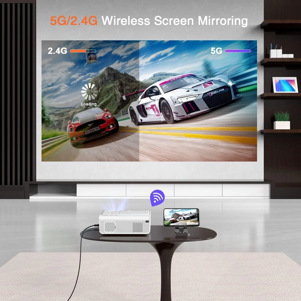 XuanPad Projector, Native HD 1080P 5G WiFi Bluetooth - photo 2