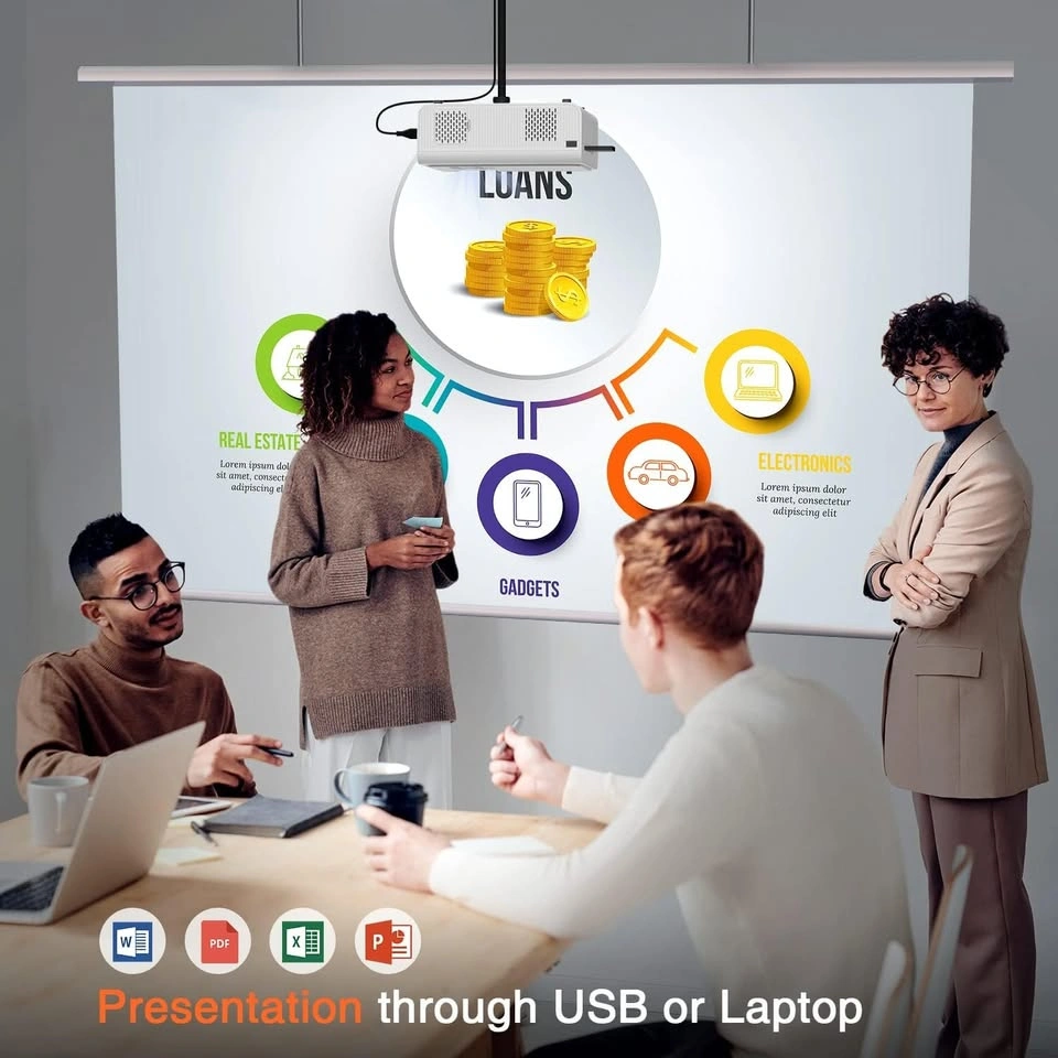 XuanPad Projector, Native HD 1080P 5G WiFi Bluetooth - photo 5
