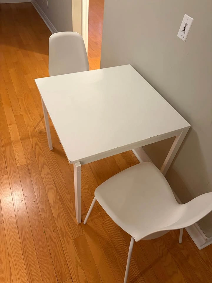 IKEA MELLTORP Table and 2 LIDAS Chairs (Pickup Only) - photo 3