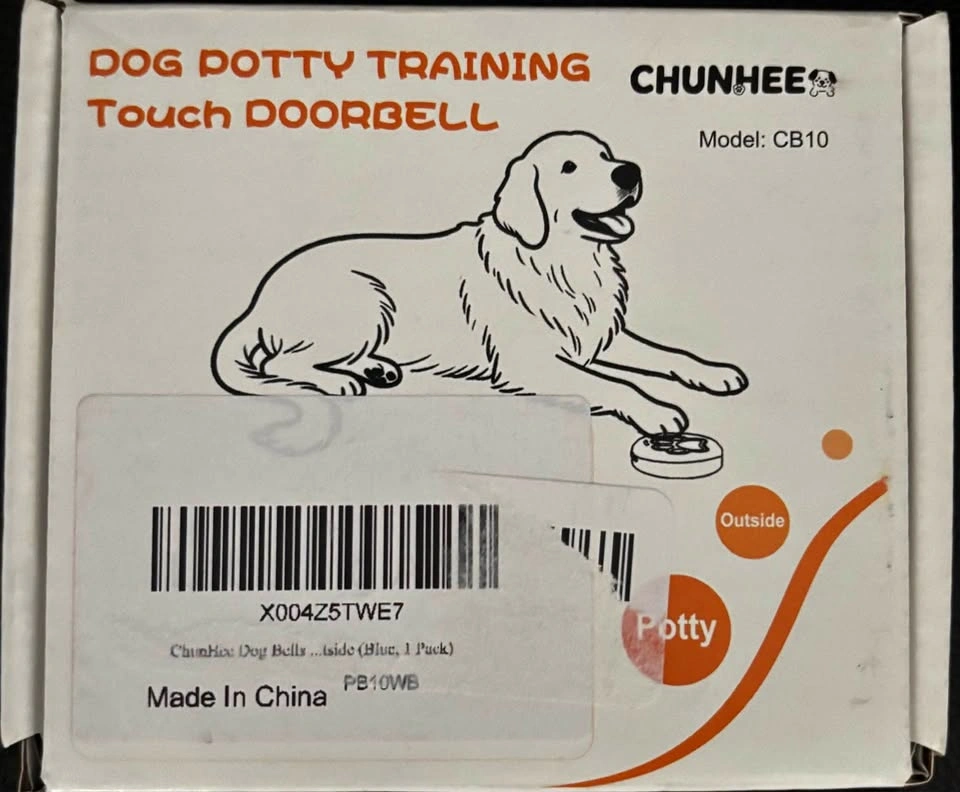 ChunHee Dog Potty Training Touch Doorbell — BRAND NEW/SEALED
