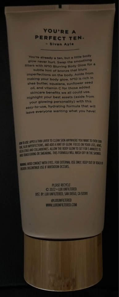 Lux Unfiltered N°10 Blurring Body Glow (200ml) — New - photo 2