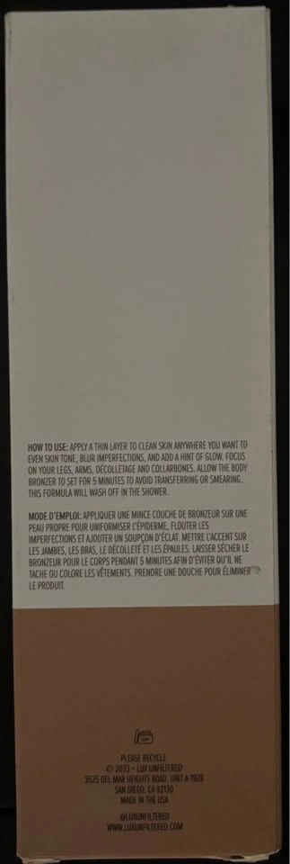 Lux Unfiltered N°10 Blurring Body Glow (200ml) — New - photo 4