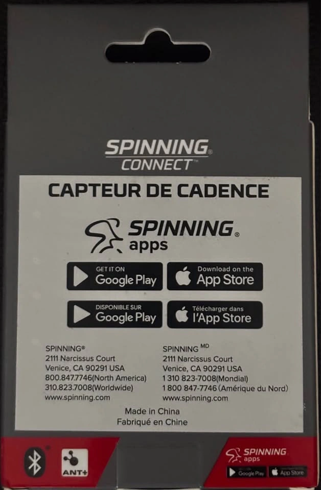 Spinning Connect Dual Mode Cadence Sensor - photo 2