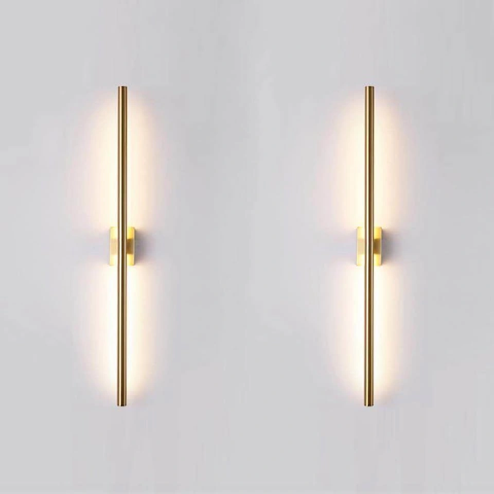 Gold Wall Sconce 32" 2-Pack
