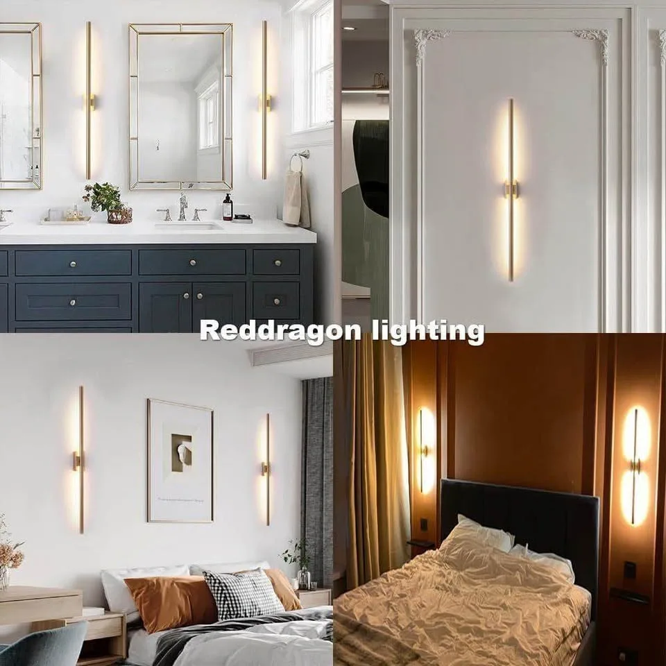 Gold Wall Sconce 32" 2-Pack - photo 3