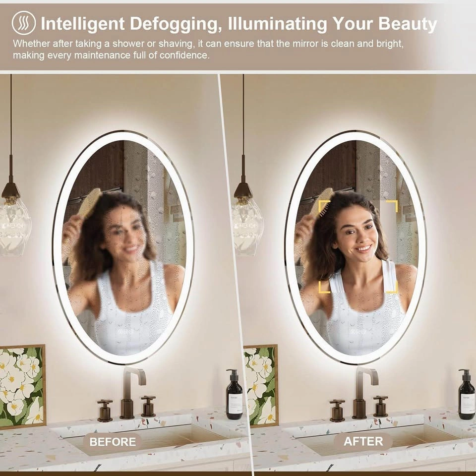 LED Bathroom Mirror 36x28 Oval - photo 4