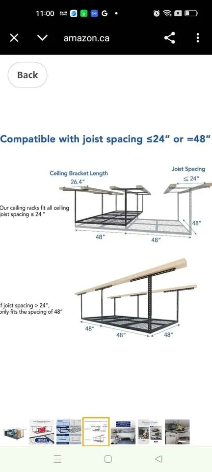 FLEXIMOUNTS 4x8 Overhead Garage Storage Rack - photo 4