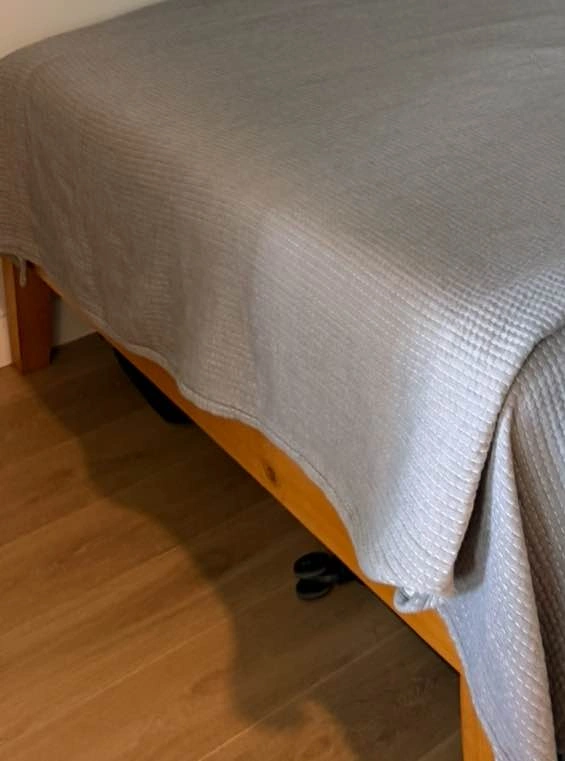 Jowita Wood Platform Bed Frame Queen Size - photo 3