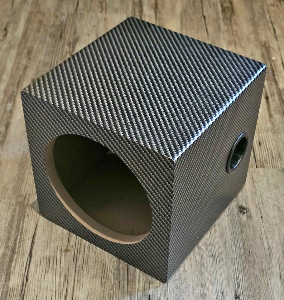 Custom Carbon Fiber Style Subwoofer Box - 6.5" / 7"
