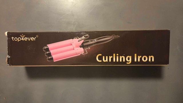 TOP4EVER 3-Barrel Curling Iron Hair Waver