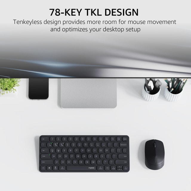 Rapoo 9010M Bluetooth Wireless Keyboard & Mouse Combo Tested - photo 3