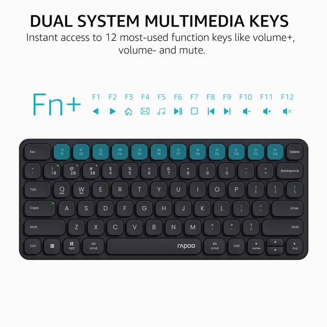 Rapoo 9010M Bluetooth Wireless Keyboard & Mouse Combo Tested - photo 5