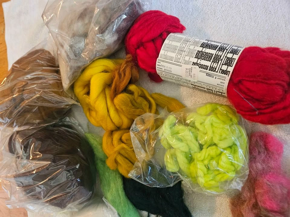 Huge lot of wool roving for felting - photo 4