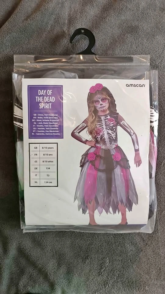 Halloween Skeleton Dress Costume
