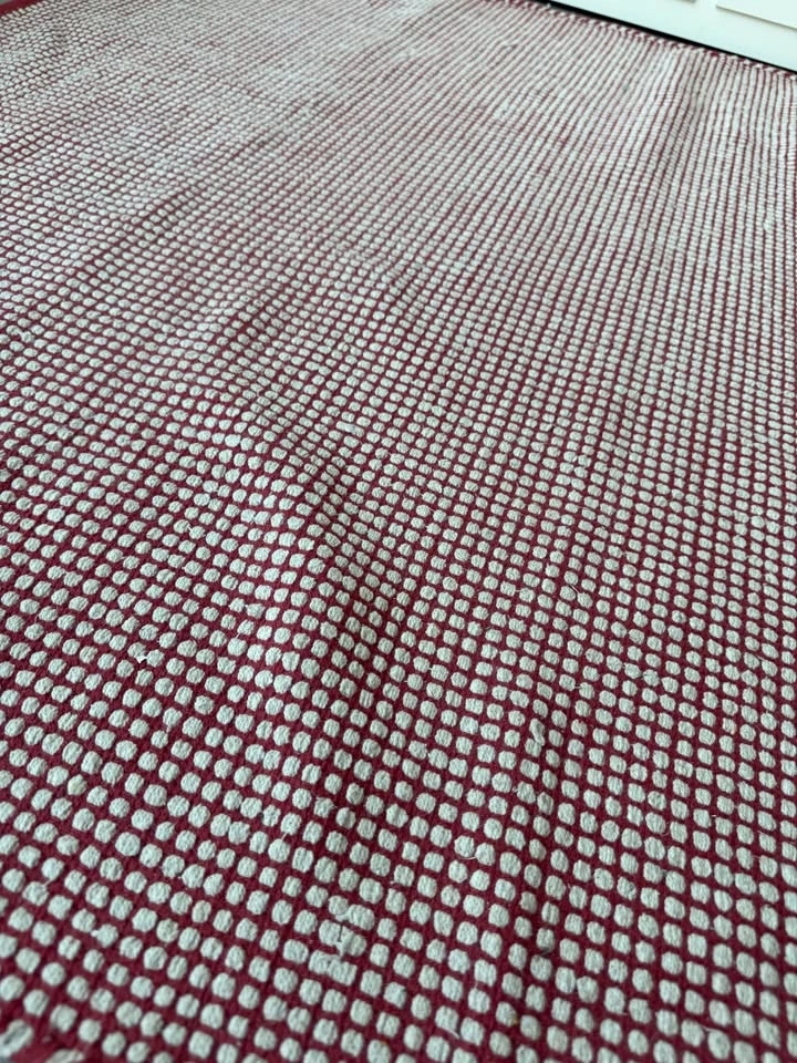 Handwoven Red Rug (4x6) - photo 3
