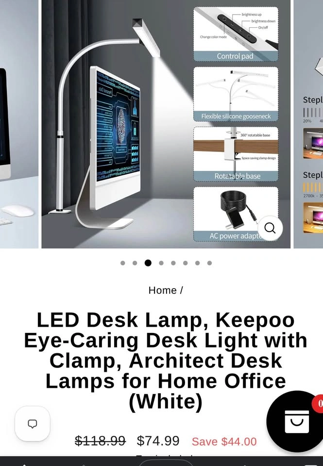 LED Desk Lamp - photo 2