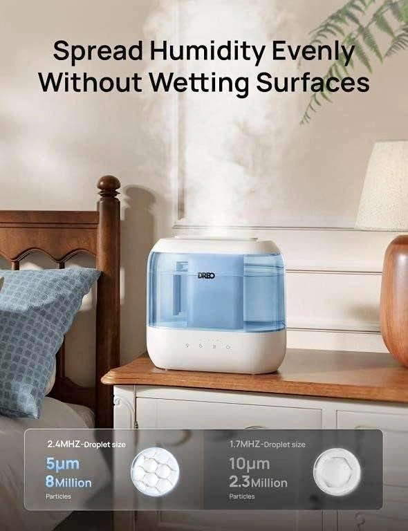 Dreo HM311 4L Top Fill Cool Mist Humidifier — Brand New