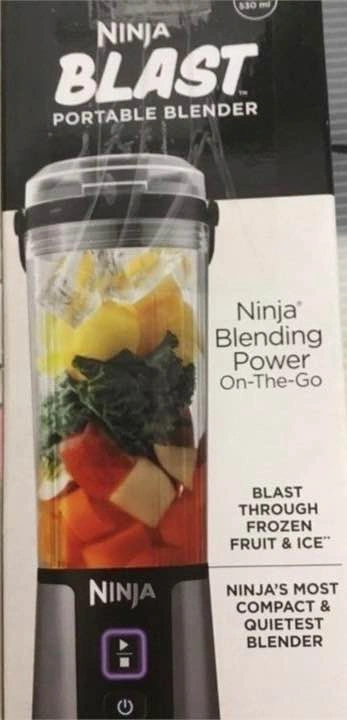 Ninja Blast Portable Blender – 18oz, Black (BC151BKC) — NEW - photo 3