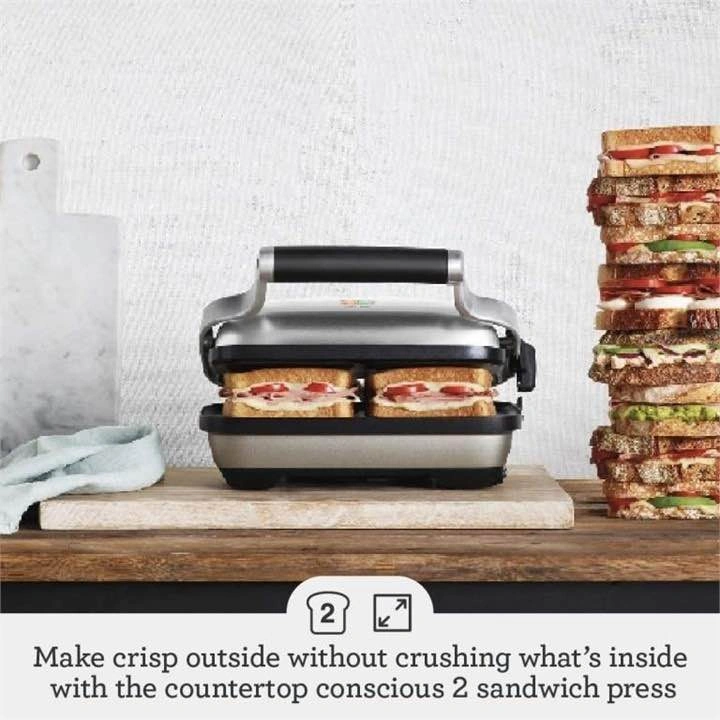 Breville The Perfect Press Panini Sandwich Press (BSG600BSS) - photo 3