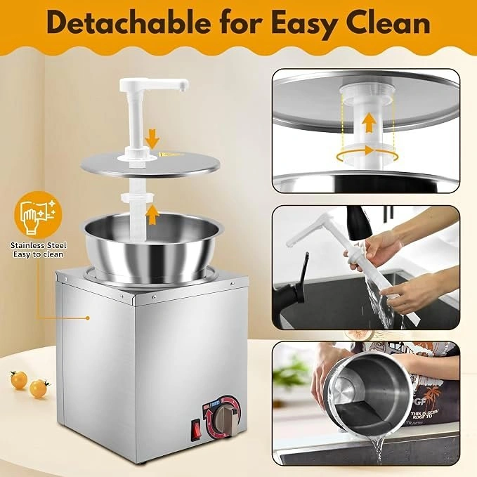 Fulgutonit Commercial Electric Nacho Cheese Dispenser (4.6Qt) –