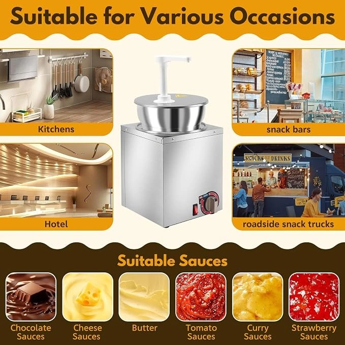 Fulgutonit Commercial Electric Nacho Cheese Dispenser (4.6Qt) – - photo 2