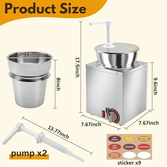 Fulgutonit Commercial Electric Nacho Cheese Dispenser (4.6Qt) – - photo 4