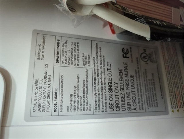 Danby DPA080E3WDB-6 13000 BTU Portable AC - photo 5