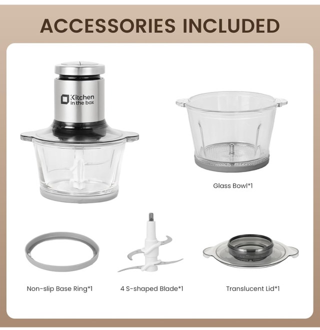 Kitchen in the Box Electric Food Chopper - photo 3